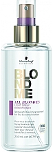 Hitzeschützendes, feuchtigkeitsspendendes, pflegendes Haarspray für feines blondiertes Haar - Schwarzkopf Professional Blondme Light Spray Conditioner — Bild N1