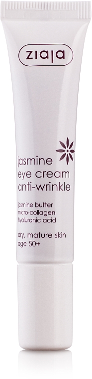 Anti-Falten-Augenlidcreme mit Jasmin - Ziaja Jasmine Eye Cream Anti-Wrinkle — Bild N1