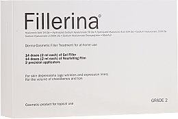 Düfte, Parfümerie und Kosmetik Dermo-kosmetische Gesichtsbehandlung Klasse 2 - Fillerina Dermo-Cosmetic Filler Treatment Grade 1 (Gesichtsgel 30ml + Gesichtscreme 30ml + Applikator 2St.)