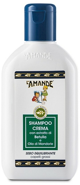 Seboregulierendes Creme-Shampoo für fettiges Haar mit Birkenextrakt - L'amande Marseille Shampoo Crema — Bild N2