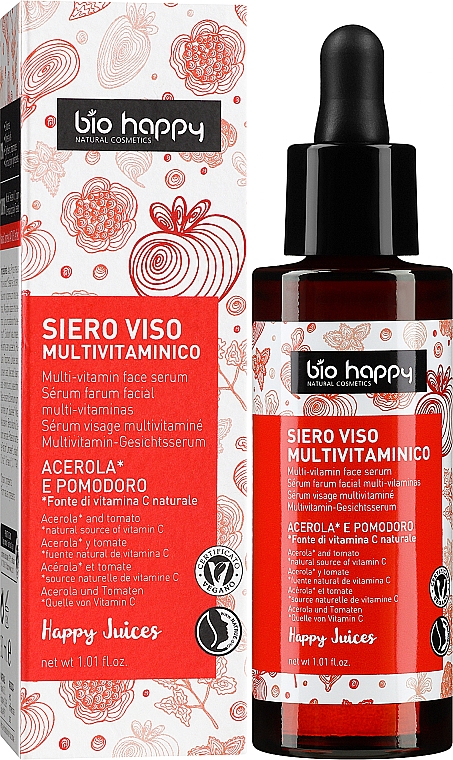 Multivitamin-Gesichtsserum - Bio Happy Happy Juices Multi-Vitamin Face Serum — Bild N2