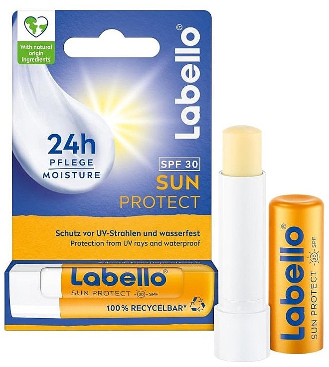 Sonnenschutz-Lippenbalsam - Labello Sun Protect SPF30 Recyclable — Bild N1
