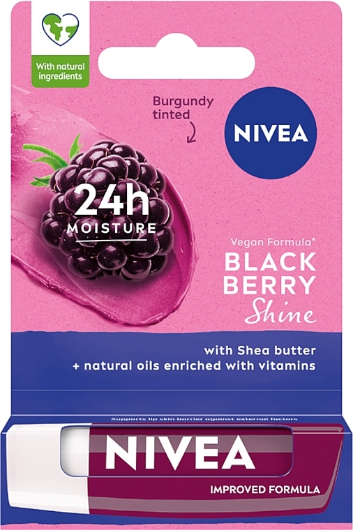 Lippenbalsam "Blackberry Shine" - NIVEA Blackberry Shine Lip Care — Foto N1