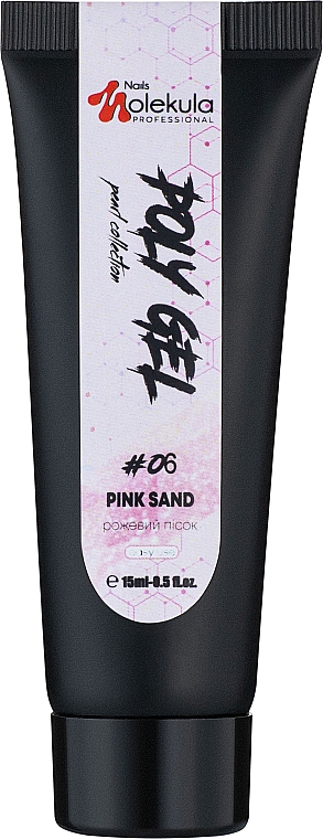 Poly-Nagelgel - Nails Molekula Poly Gel 06 Pink Sand — Bild N1