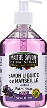Düfte, Parfümerie und Kosmetik Flüssige Handseife mit Lavendel - Maitre Savon De Marseille Savon Liquide De Marseille Lavander Liquid Soap