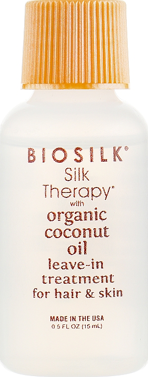 Haar- und Kopfhautöl mit Kokosnuss ohne Ausspülen - BioSilk Silk Therapy With Organic Coconut Oil Leave In Treatment For Hair & Skin