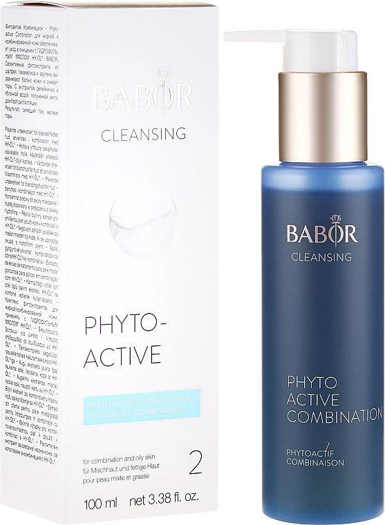 Gesichtsreinigungsgel mit Extrakt aus Salbei, Hamamelis, Azulen und Apfelwasser - Babor Cleansing Phytoactive Combination — Bild N1