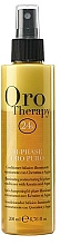 Düfte, Parfümerie und Kosmetik 2-Phasiges revitalisierendes Haarspülung-Spray mit Gold, Keratin und Argan - Fanola Oro Therapy