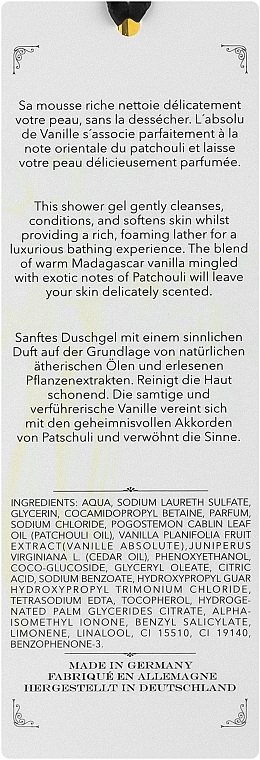 Vivian Gray Vivanel Vanilla & Patchouli - Sanftes Duschgel mit Vanille- und Patschuliduft — Bild N2