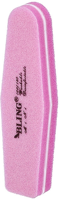 Bufferfeile Mini 100/180 9 cm rosa - Bling — Bild N1