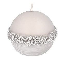 Düfte, Parfümerie und Kosmetik Dekorative Kerze Ball 8 cm grau - Artman Bella