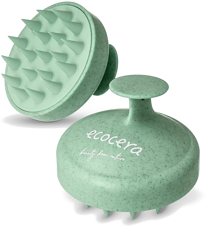 Massage-Bürste für die Kopfhaut grün - Ecocera Medi Scalp Massage Brush — Bild N1