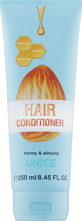 Haarspülung mit Propolis und Mandeln - Unice Honey & Almond Hair Conditioner — Bild N1