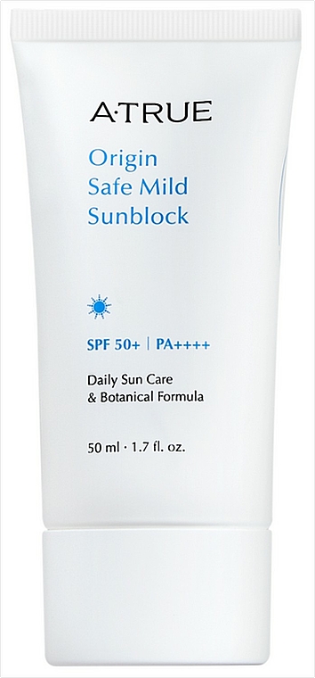 Sonnenschutzcreme für das Gesicht SPF 50+ - A-True Origin Safe Mild Sunblock SPF50+/PA+++ — Bild N2