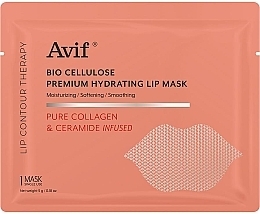 Lippenmaske aus Biozellulose - Avif Bio Cellulose Premium Hydrating Lip Mask — Bild N1