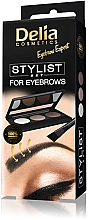 Düfte, Parfümerie und Kosmetik Augenbrauen Lidschatten-Palette - Delia Cosmetics Eyebrow Expert Stylist Set