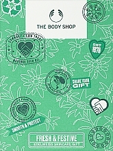 Gesichtspflegeset - The Body Shop Fresh & Festive Edelweiss Skincare Gift Christmas Gift Set  — Bild N1