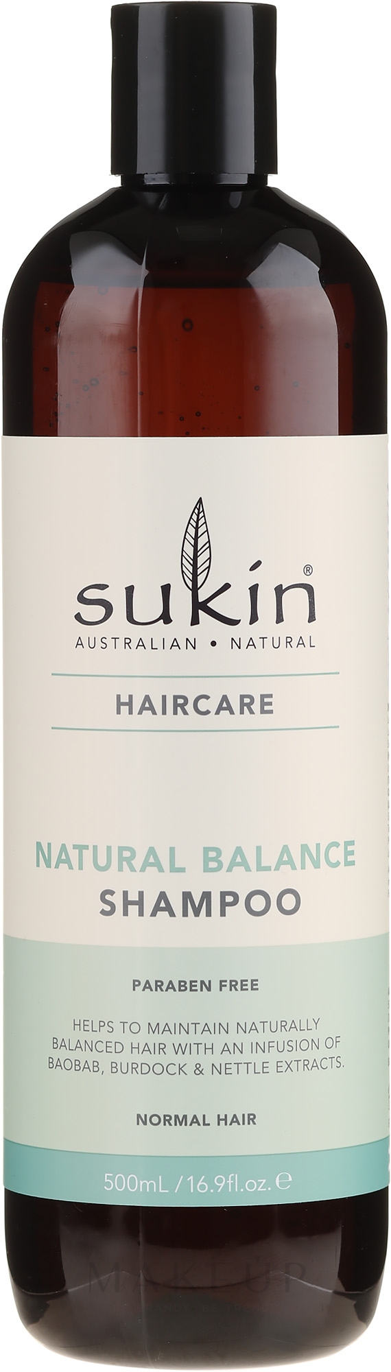 Pflegende Haarspülung für normales Haar mit Extrakten aus Klette, Brennnessel und Baobab - Sukin Natural Balance Shampoo — Bild 500 ml