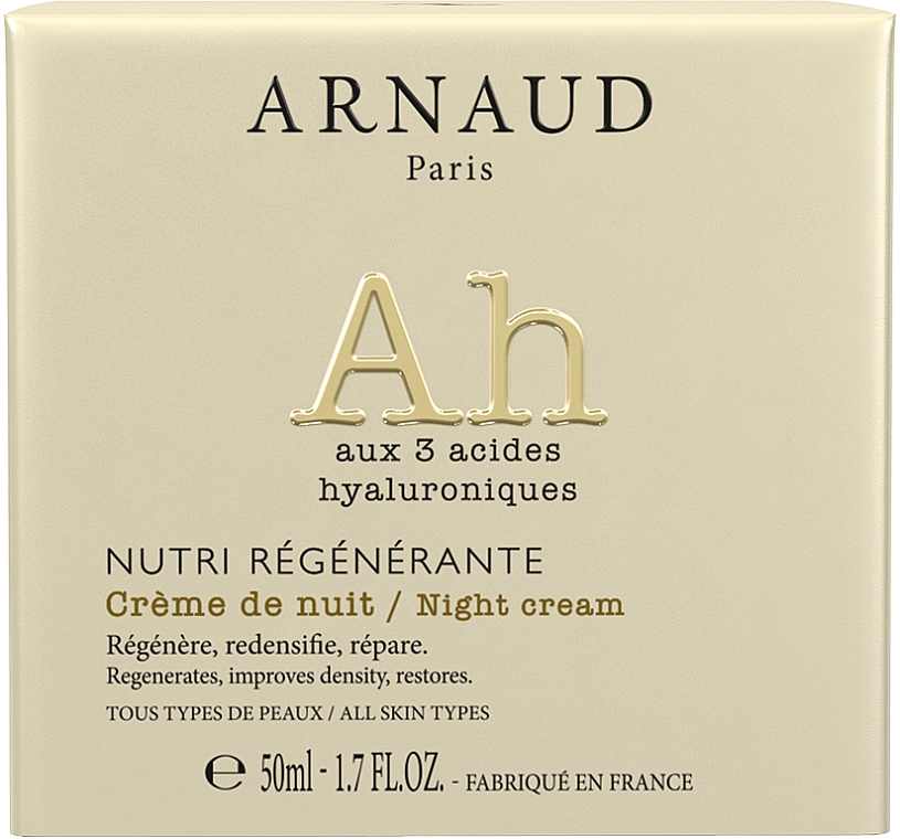 Gesichtscreme mit Hyaluronsäure - Arnaud Nutri Regenerante Night Cream — Bild N2