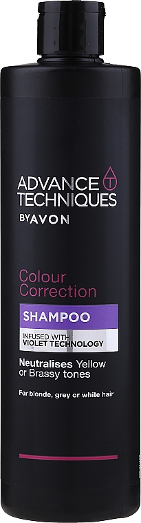 Shampoo für blondiertes Haar - Avon Advance Techniques Color Correction Violet Shampoo — Bild N1