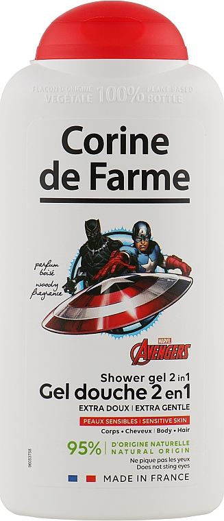 2in1 Duschgel Captain America - Corine De Farme Shower Gel — Bild N1