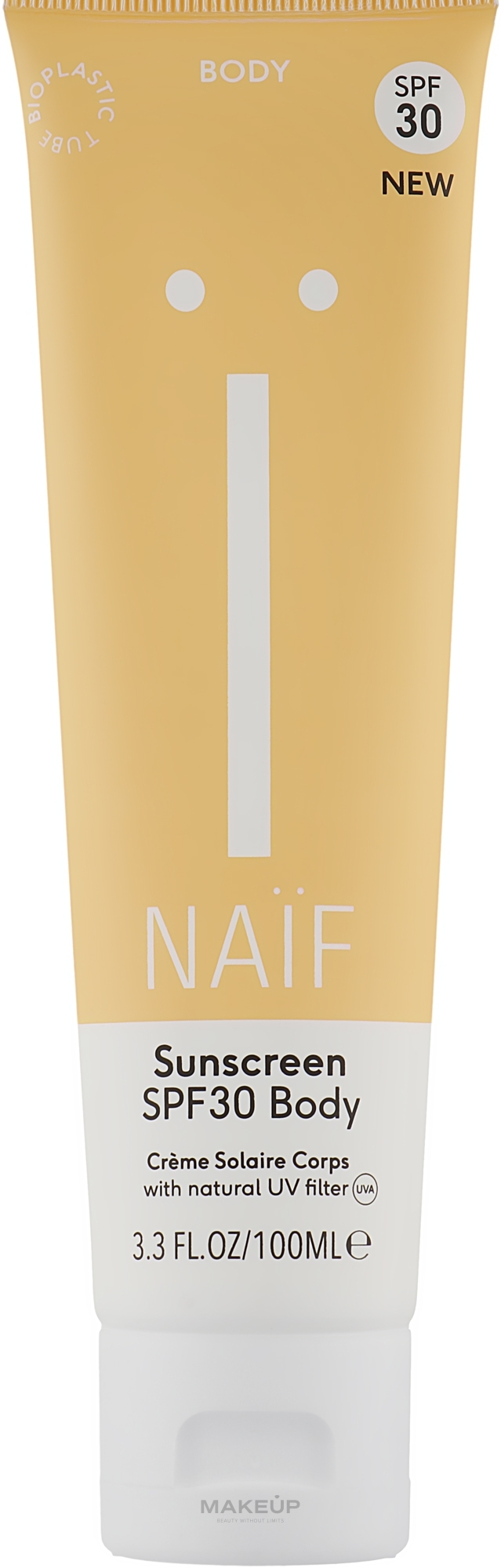Sonnenschutzcreme für den Körper SPF 30 - Naif Sunscreen Body Spf30 — Bild 100 ml