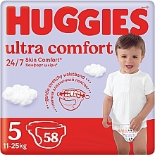 Düfte, Parfümerie und Kosmetik Windeln Ultra Comfort 11-25 kg Mega 58 St. - Huggies