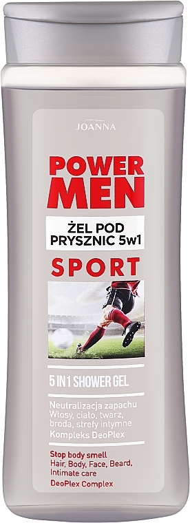 Duschgel - Joanna Power Men Sport 5 In 1 Shower Gel — Bild N1