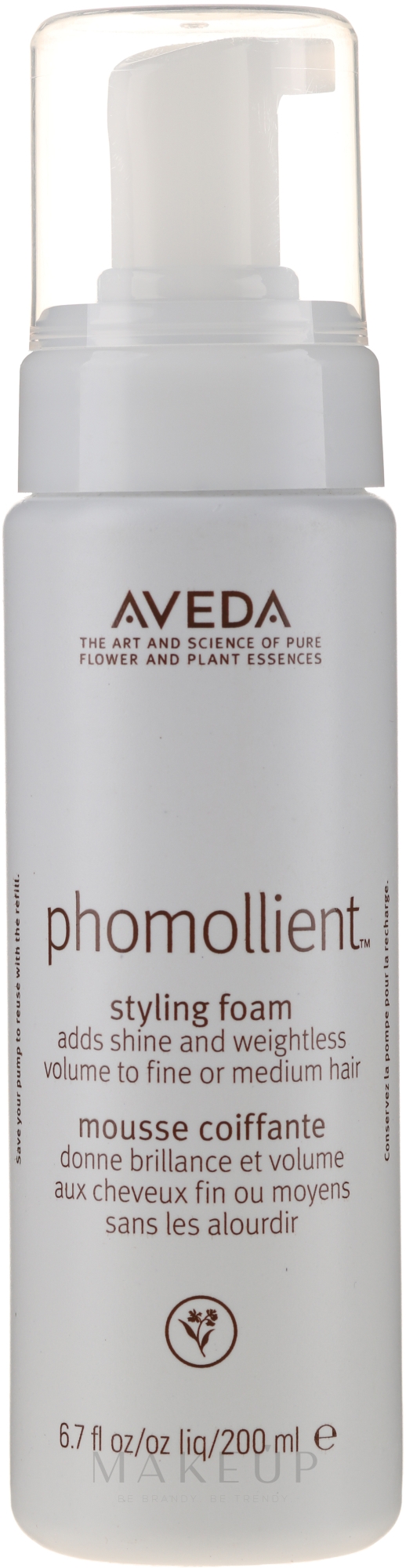 Styling-Haarschaum für mehr Volumen - Aveda Phomollient Styling Foam — Bild 200 ml