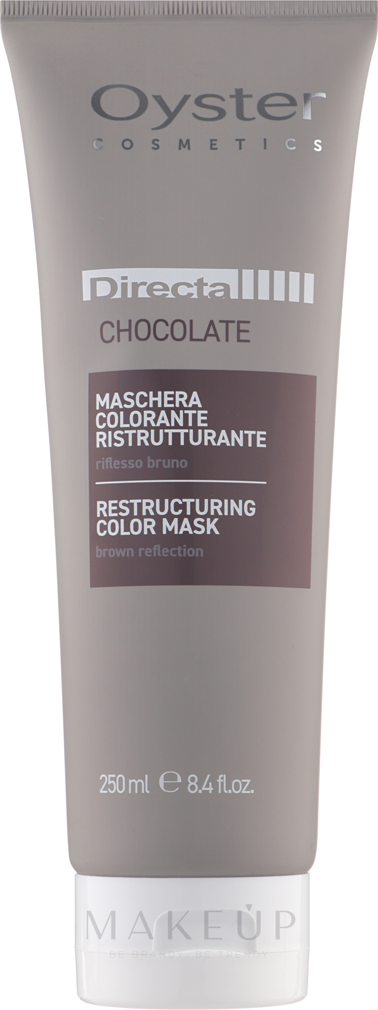 Tönungsmaske - Oyster Cosmetics Directa Restructuring Color Mask — Bild Chocolate