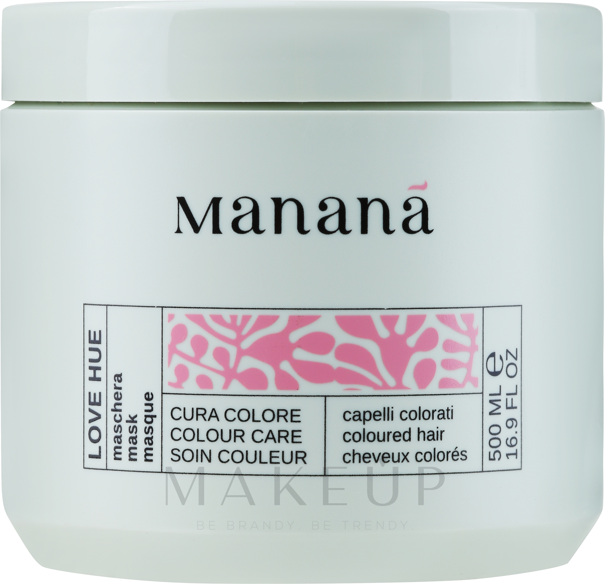 Maske für coloriertes Haar - Manana Love Hue Mask — Bild 500 ml