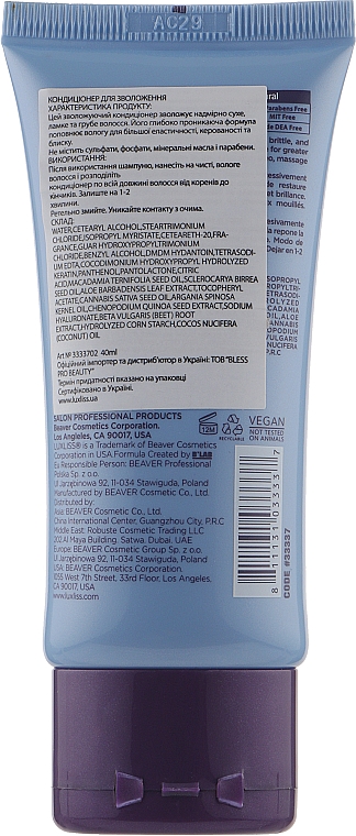 Feuchtigkeitsspendende Haarspülung - Luxliss Moisturizing Hair Care Conditioner — Bild N2