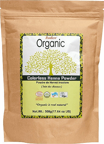 Farbloses Henna für Haare - Radico Organic Colorless Henna Powder — Bild N3