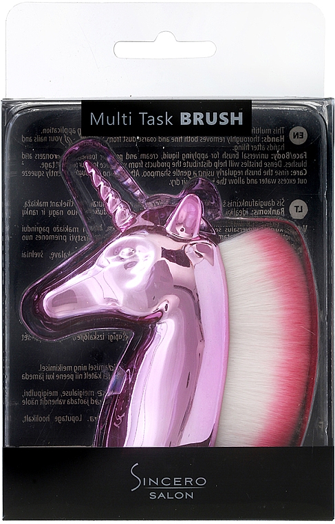 Multifunktionale Bürste zur Nagelpflege und zum Make-up Einhorn - Sincero Salon Multifunctional Brush Unicorn — Bild N1