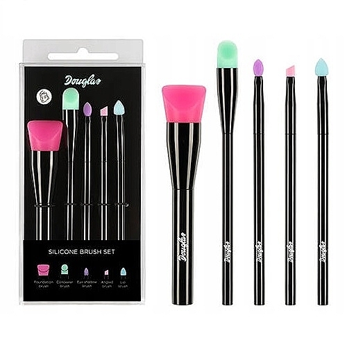 Schminkpinsel-Set, 5-teilig - Douglas Silicone Brush Set — Bild N1