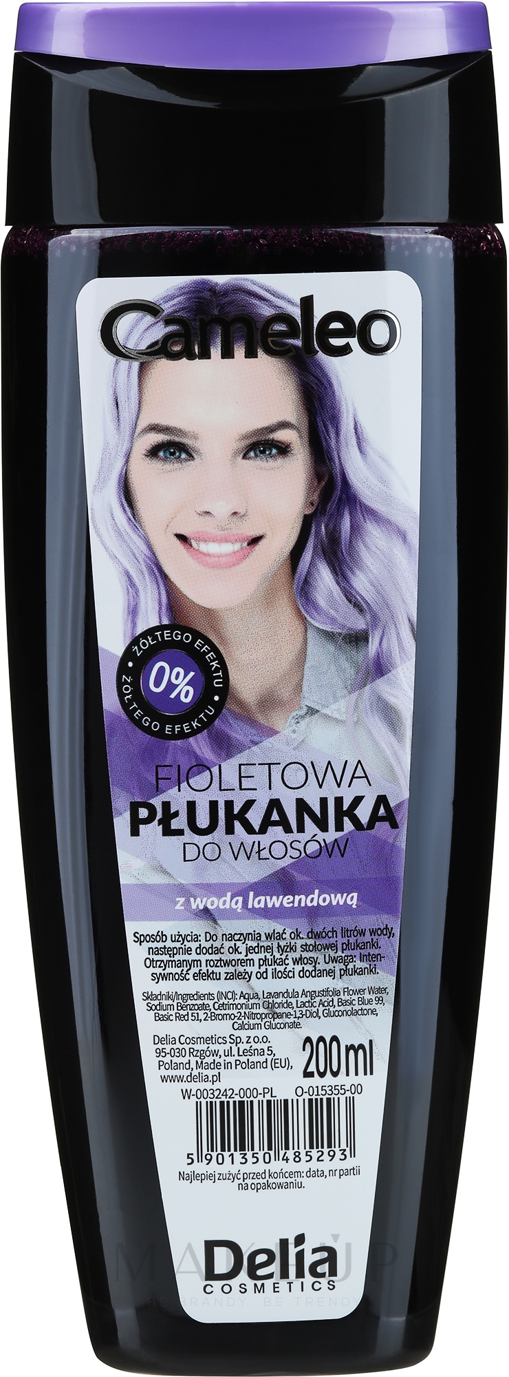 Lila Haartoner - Delia Cosmetics Cameleo — Bild 200 ml