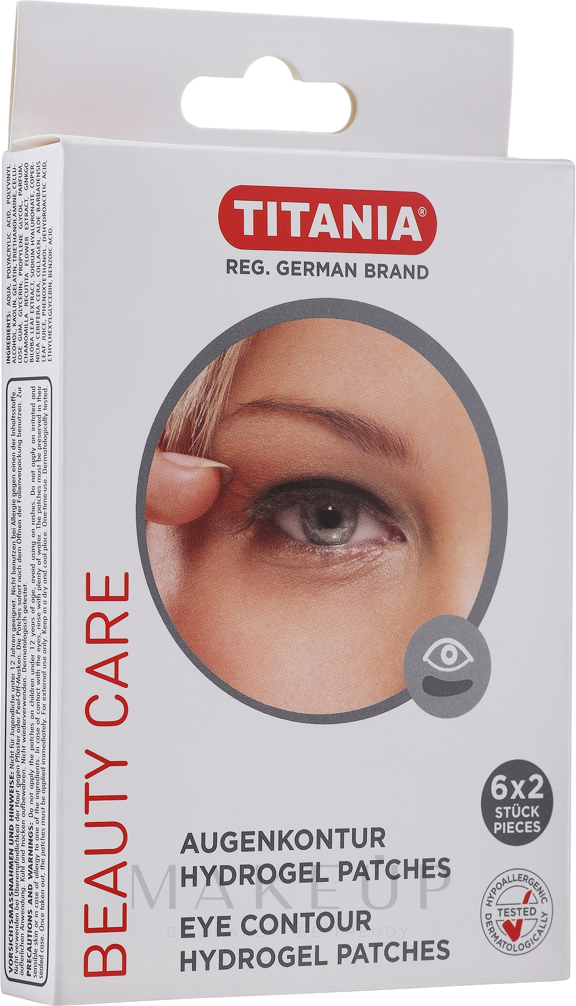 Hydrogel-Augenpatches - Titania — Bild 6 x 2 St.