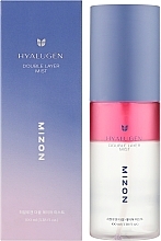 Gesichtsnebel mit Kollagen und  Hyaluronsäure - Mizon Hyalugen Double Layer Mist	 — Bild N2