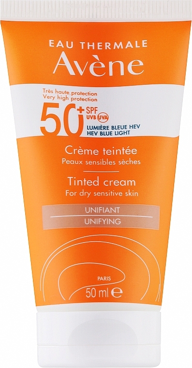 Sonnenschutz-Foundation für trockene und empfindliche Haut - Avene Tinted Creme SPF50+ — Bild N1