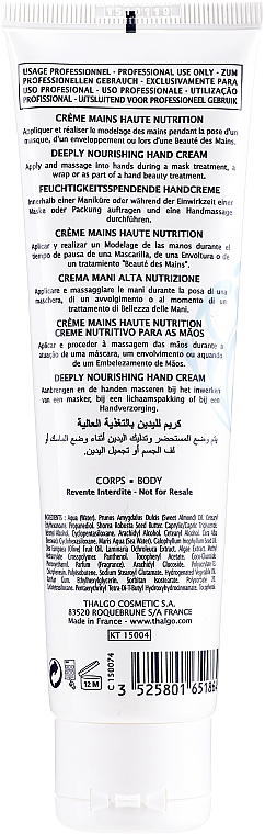 Pflegende Handcreme - Thalgo Cold Cream Marine Deeply Nourishing Hand Cream For Dry, Very Dry Hands (Salon Size) — Bild N2