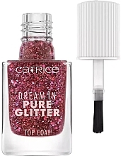 Decklack mit Glitzer - Catrice Dream In Pure Glitter Top Coat  — Bild N2