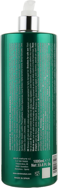 Regenerierendes Haarshampoo mit Hyaluronsäure und Pflazenstammzellen - Abril et Nature Hyaluronic Bain Shampoo Sublime — Bild N4