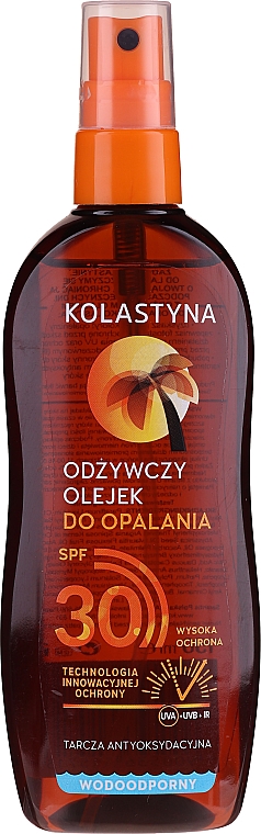 Wasserdichtes Bräunungsöl SPF 30 - Kolastyna — Foto N1