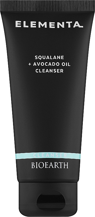 Creme-Emulsion zur Gesichtsreinigung - Bioearth Elementa Squalane + Avocado Oil Cleanser  — Bild N1