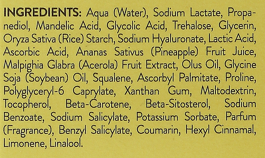 Feuchtigkeitsspendender und aufhellender Serum-Booster für das Gesicht mit Ananassaft, 3,5% AHA-Säure und Vitamin C - Bielenda Eco Sorbet Pineapple Acids Aha 3,5% Witamina C Face Serum — Bild N4