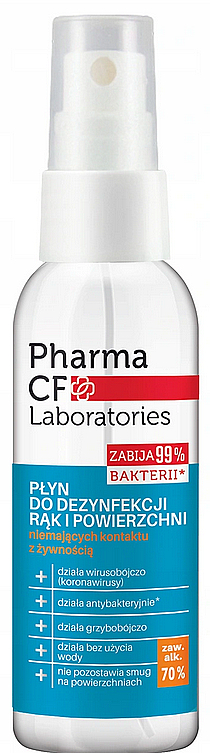 Händedesinfektionsmittel - Pharma CF Laboratories Liquid For Disinfecting Hands And Surfaces — Bild N1