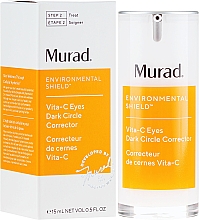 Düfte, Parfümerie und Kosmetik Aufhellende Augencreme gegen dunkle Ringe und Falten mit Vitamin C - Murad Environmental Shield Vita-C Eyes Dark Circle Corrector