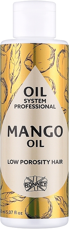 Öl für Haare mit geringer Porosität mit Mangobutter - Ronney Professional Oil System Low Porosity Hair Mango Oil — Bild N1