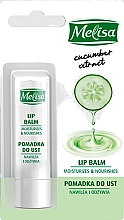 GESCHENK! Lippenbalsam mit Gurkenextrakt - Uroda Melisa Cucumber Extract Lip Balm — Bild N1