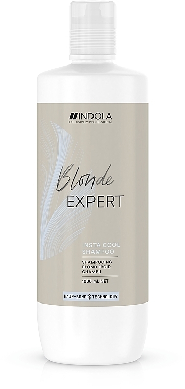 Shampoo für kühle Blondtöne - Indola Blonde Expert Insta Cool Shampoo — Bild N4